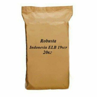 Кава зернова Robusta Indonesia ELB 19 scr  (Робуста Індонезія) (20 кг/м)